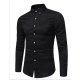 Men work shirt, striped, long-sleeved