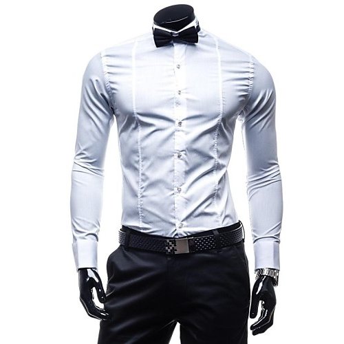 Men casual cotton shirt, plain