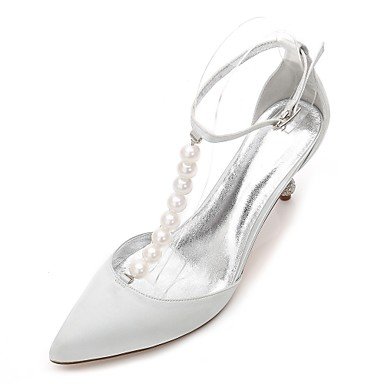 Satin shoes, novelty, two wedding heel shoes, low-heeled pointed shoes