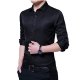 Men business shirt, solid color