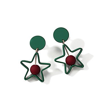 Women earrings, star simple, European-style, environmentally friendly fashion everyday