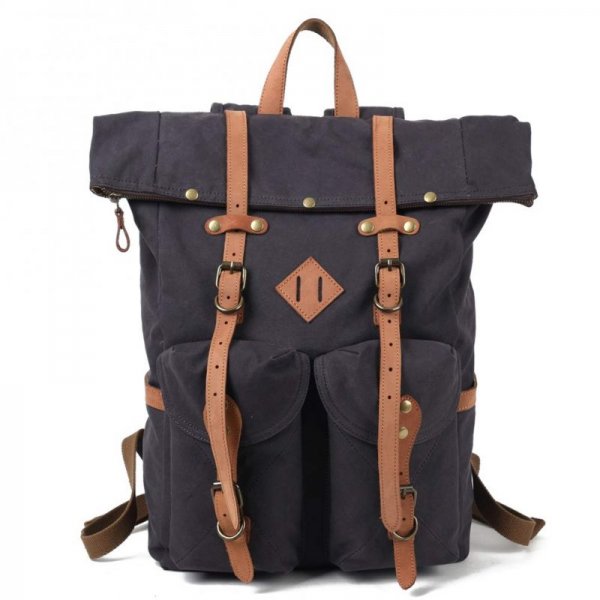 Gentleman Backpack Men's New Hiking Black Blue