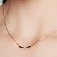 Necklace pendant, necklace, stainless steel, slim, simple necklace 40 cm stainless steel jewelry