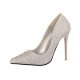 Stiletto heels platform shoes, novelty, pointed toe, high-heeled shoes wedding dresses