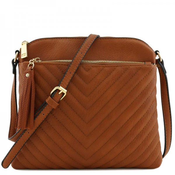 Women's Crossbody Fashion Functional Crossbody Dark Brown