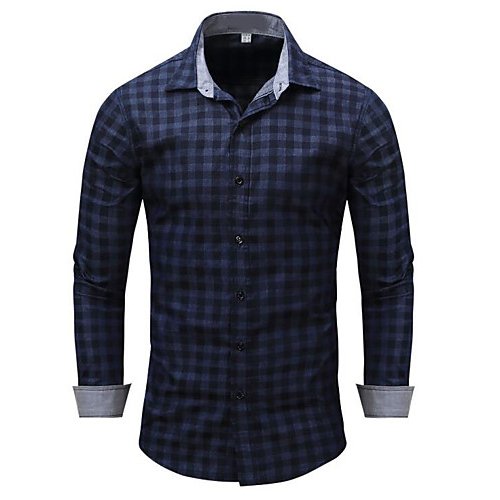 Slim men work shirts, color, long-sleeved