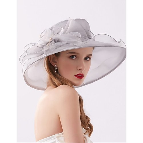 Women basic cute polyester mesh soft hat sun hat, solid color