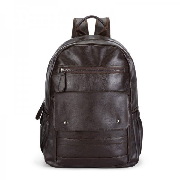 Male backpack classic retro, suitable for cycling travel travel brown