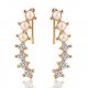 Women Crystal earrings, zircon sweet, elegant wedding, Valentine Day