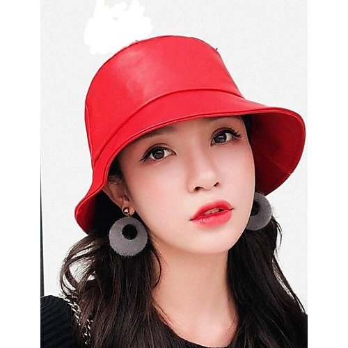 Women basic holiday, casual soft hat floppy cap, solid color