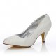 Women silk, chiffon, comfortable shoes, dyed shoes wedding shoes round