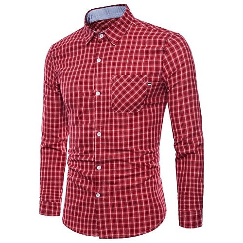 Men shirts basis, geometric, plaid, check print