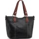 Women's Handbag Classic Obstetrics Multi Pocket Tote Bag Top Treatment Satchel Bag Black